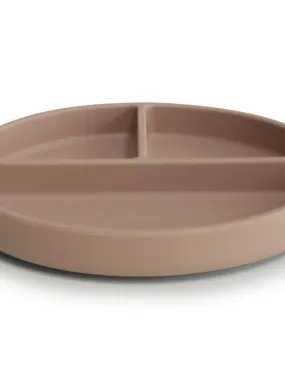 Assiette à compartiments en silicone avec ventouse Natural - Beige