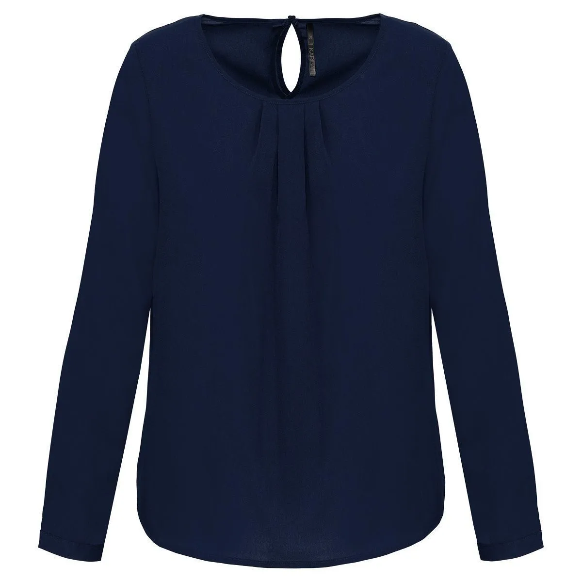 Blouse matière crêpe - Femme - K5003 - bleu deep sea 