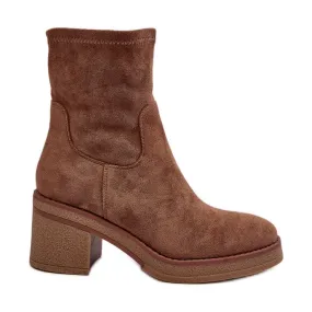 Bottines Femme Marron Argastis brun