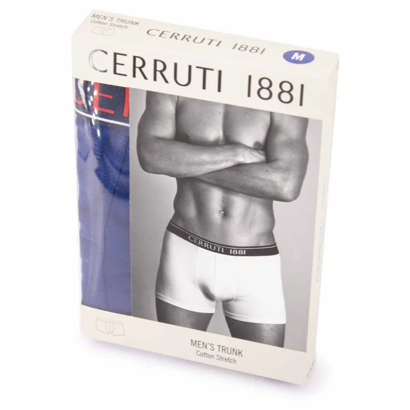 Boxer bande élastique logo coton mélangé stretch Homme CERRUTI à prix