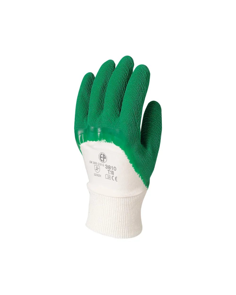 Gant enduction latex en crêpe vert - COVERGUARD