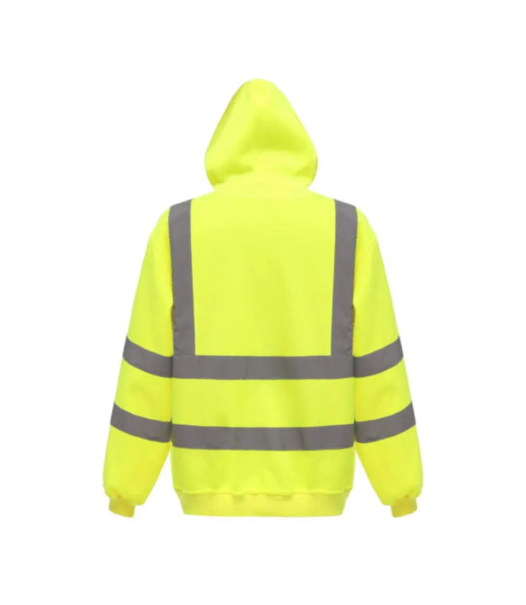 Hi visibility veste réfléchissante à capuche homme jaune Yoko