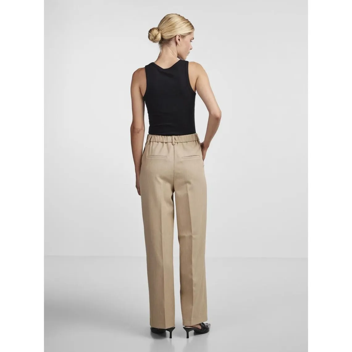 Pantalon de tailleur marron Luna | 3 Suisses