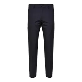 Pantalon de tailleur stretch avec deux poches derrière slim josh navy 