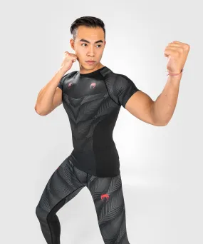 Rashguard Venum Phantom - Manches Courtes - Noir/Rouge