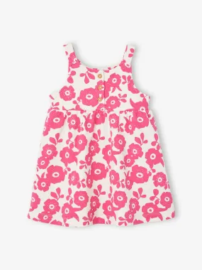 Robe bébé sans manches fuchsia - Vertbaudet