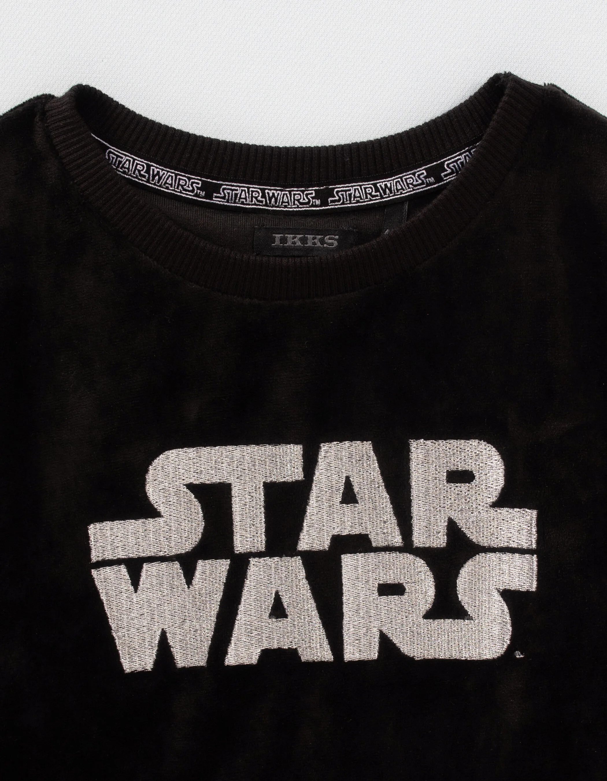 Robe noire 2 en 1 et sweat velours IKKS - STAR WARS™ fille