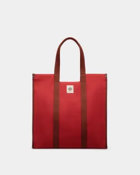 Sac Cabas Easy Bally En Toile De Coton Candy Red