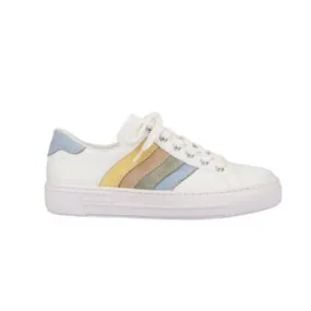 Sneaker RIEKER pour dames avec empiècements colorés ⋆ Lehner Versand