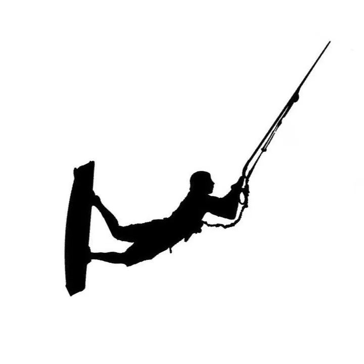 Sticker Surf - Kitesurf (21x7,5 cm)