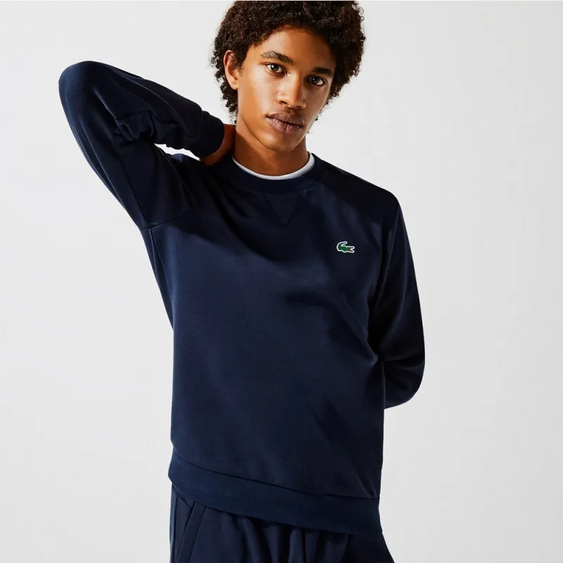 SWEAT LACOSTE SPORT A COL ROND AVEC EMPIÈCEMENTS EN MESH