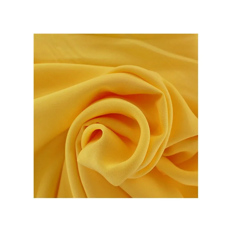 Tissu viscose chemisier - jaune d'or