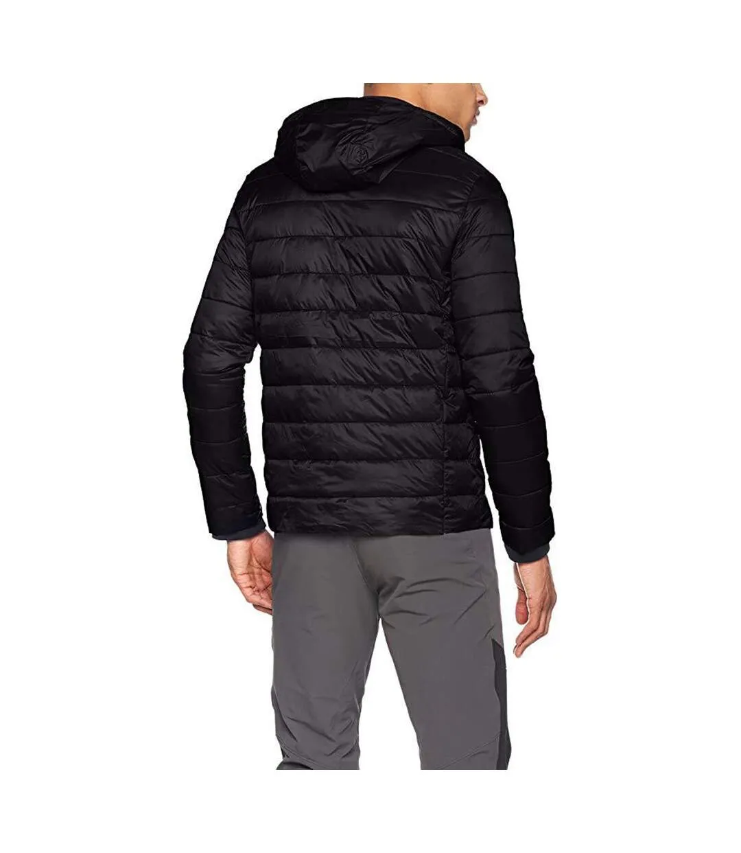 Urban snowbird veste rembourrée à capuche homme noir/vert citron Result