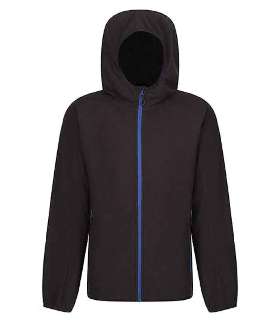 Veste polaire à capuche - Homme - TRF690 - noir et bleu roi