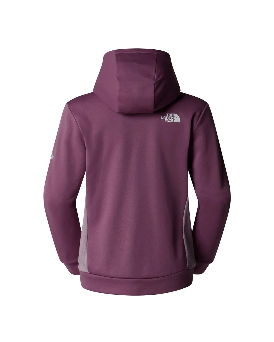 Veste zip à capuche Femme W MA FZ FLEECE Violet