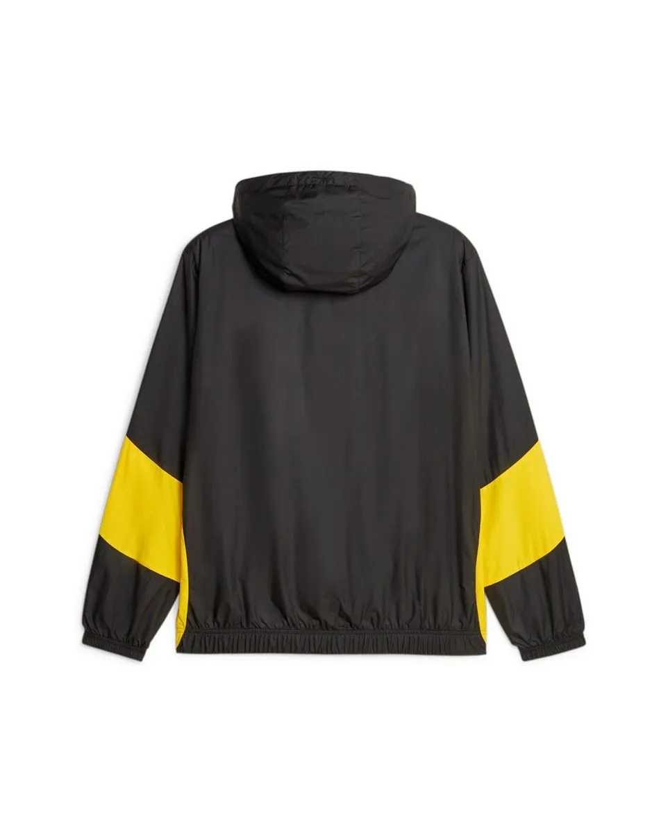 Veste zip à capuche Homme BVB PREM WOV JKT Noir