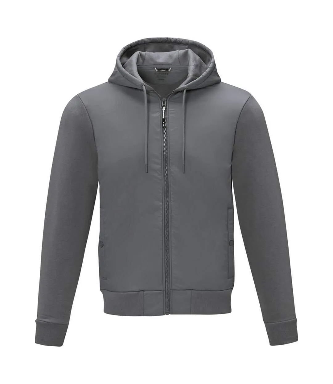 Veste à capuche darnell homme gris acier Elevate Life