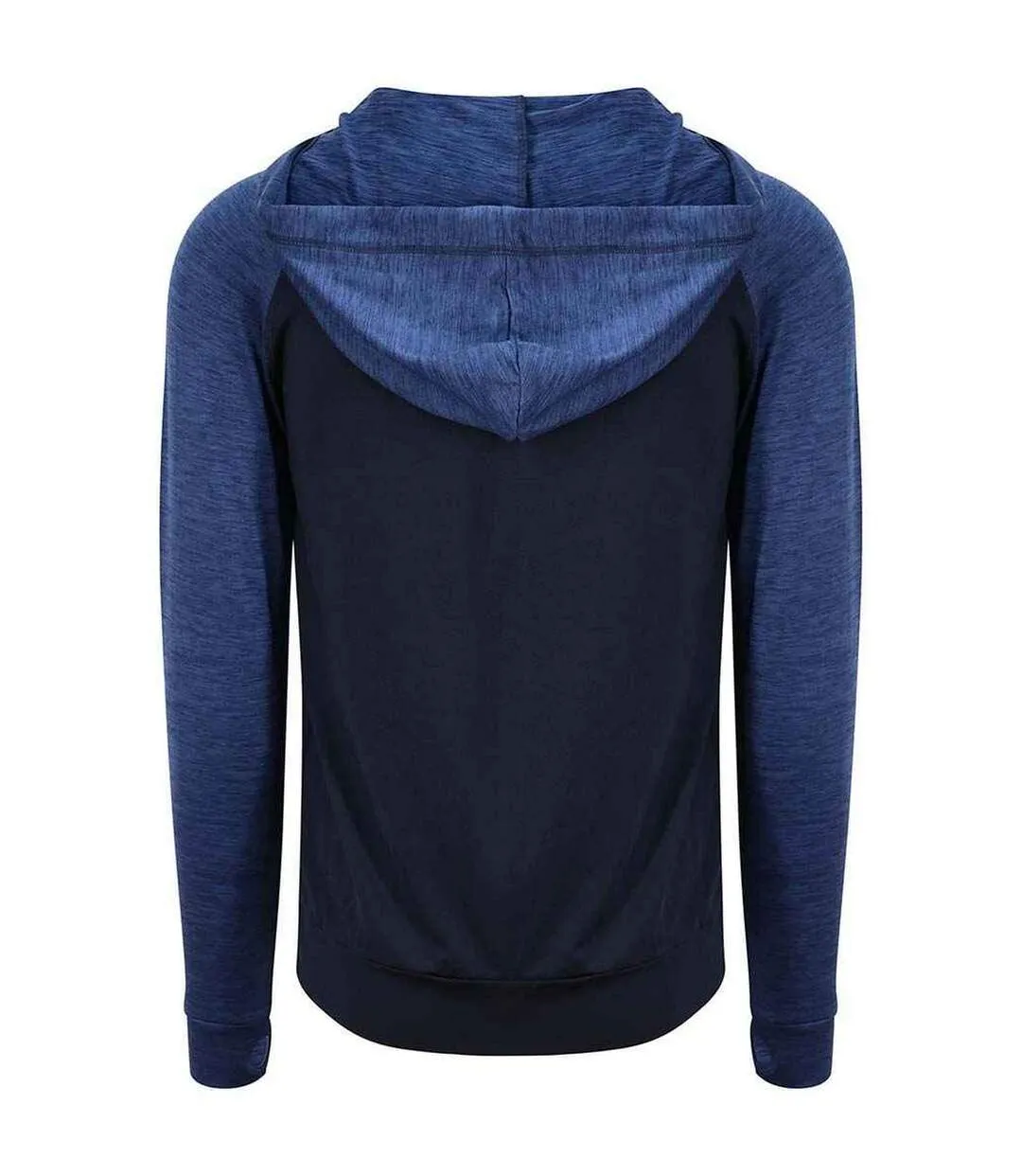 Veste à capuche homme bleu marine chiné AWDis Cool