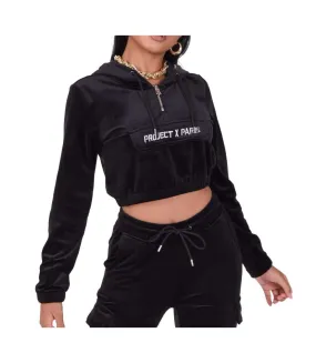 Veste à capuche Noir Femme Project X Paris Hoodie