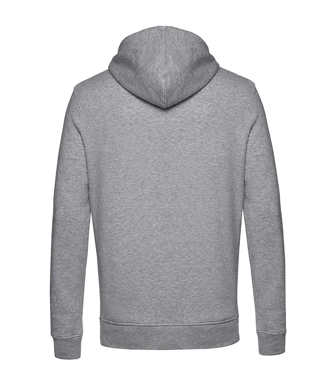 Veste à capuche organic homme gris chiné B&C