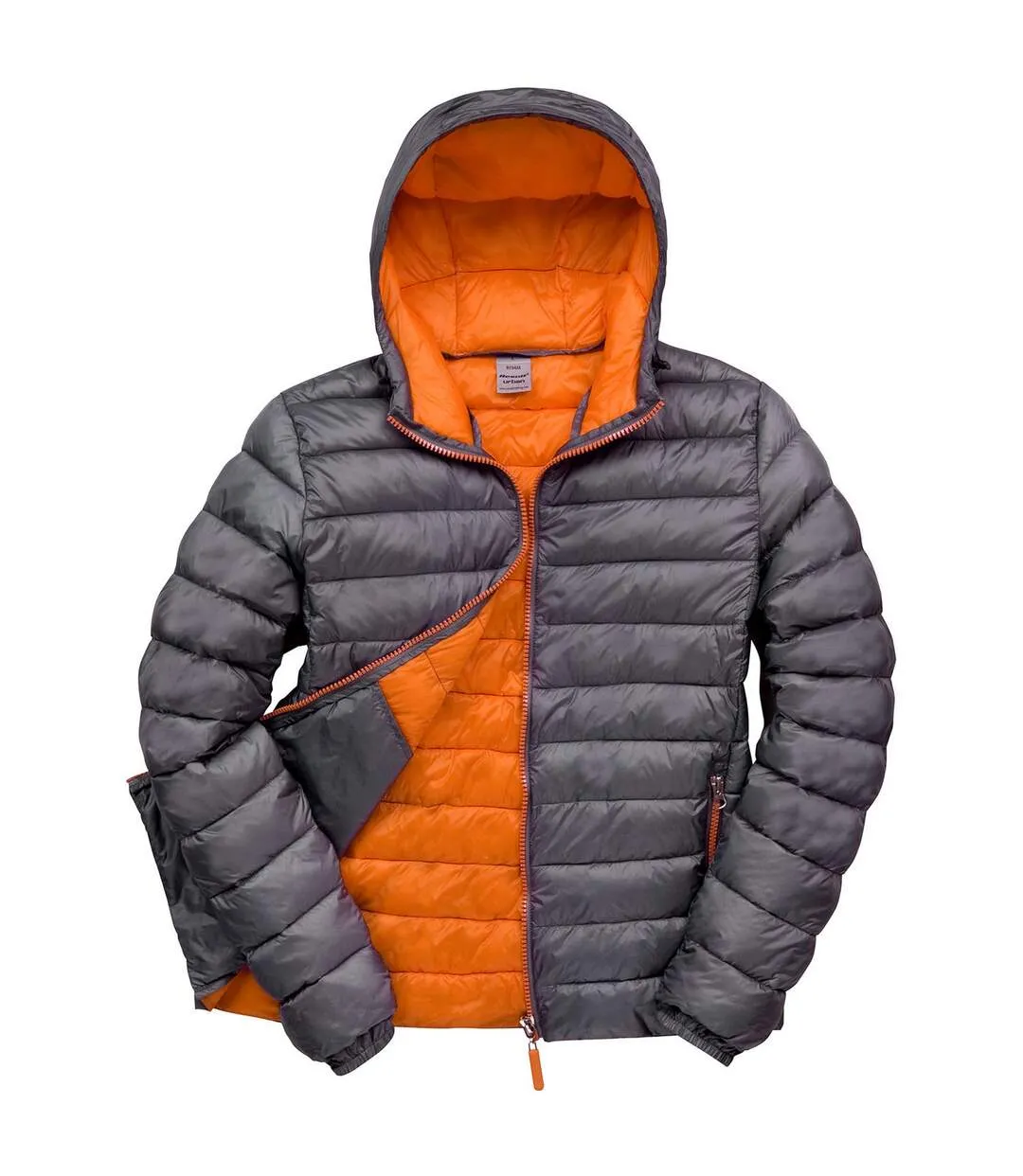 Veste à capuche snow bird homme gris / orange Result Urban