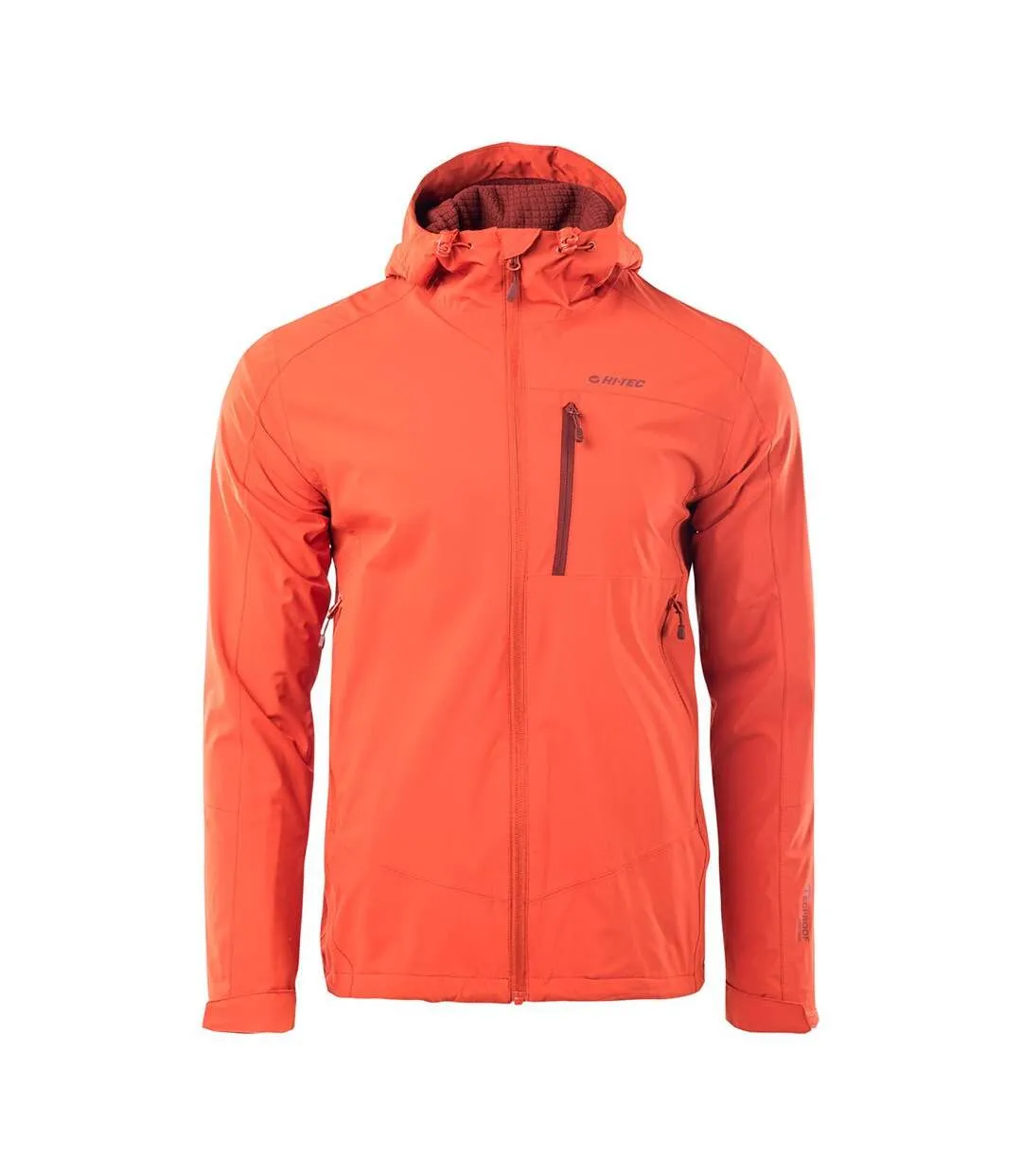 Veste à capuche toman homme thé rooibos / rouge brique Hi-Tec