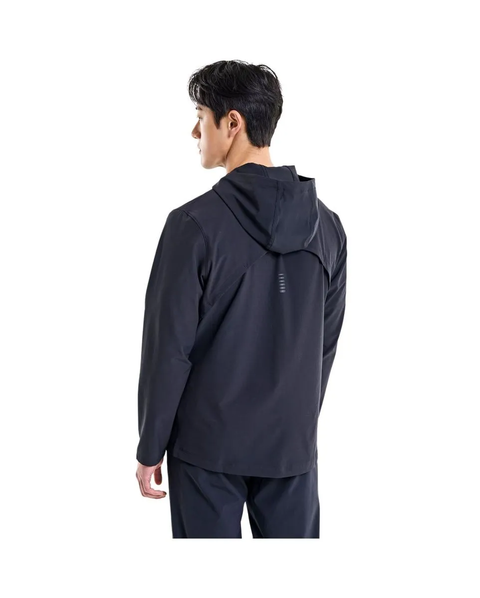 Veste à capuche zippé Homme UA OUTRUN THE STORM JACKET Noir