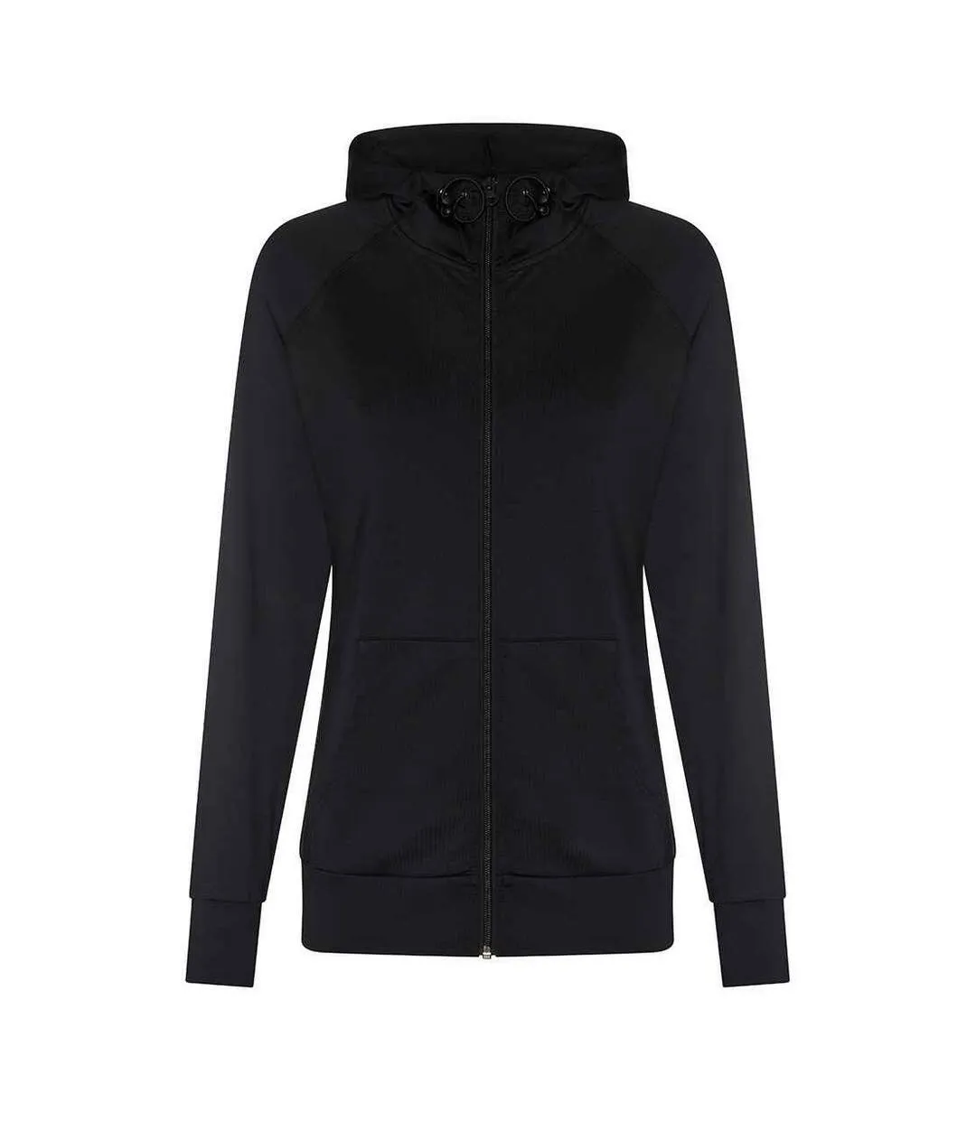 Veste à capuche zoodie femme noir vif AWDis Cool